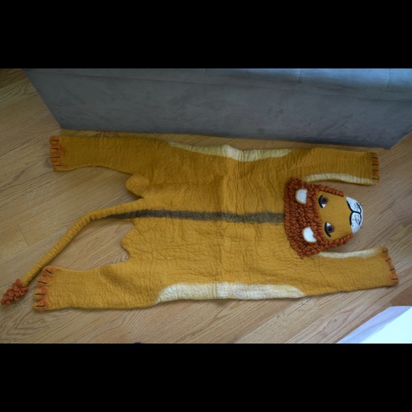 KIDS RUG CHILDREN ANIMAL LION WOOL RUG - Picture 2 of 5